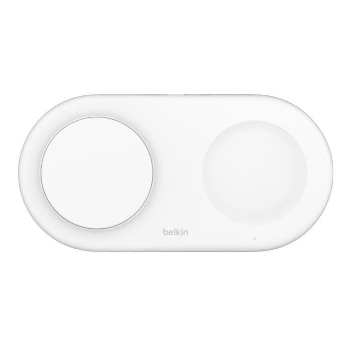 Belkin BoostCharge 2-in-1 Wireless Charging Pad with USB-C - White WIZ021VFWH