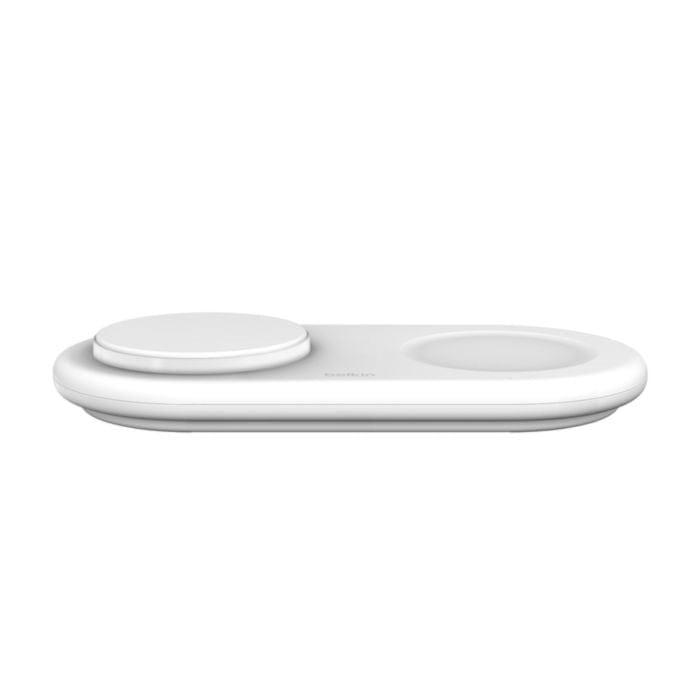 Belkin BoostCharge 2-in-1 Wireless Charging Pad with USB-C - White WIZ021VFWH