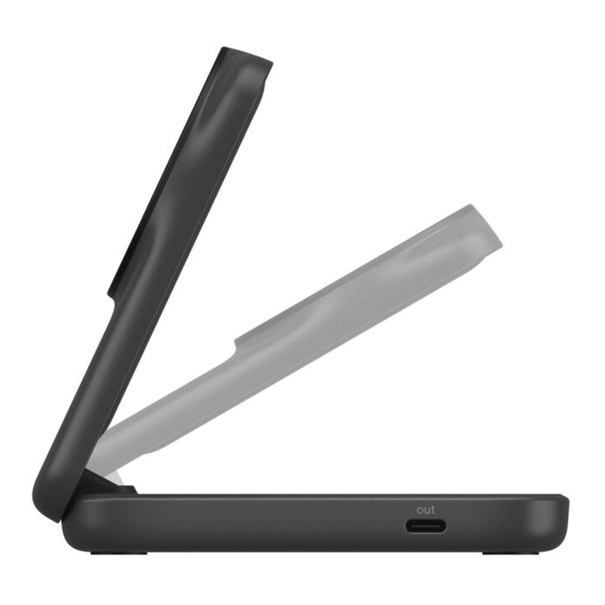 Belkin UltraCharge 25W 2-in-1 Qi2 Square Magnetic Charger Black WIZ038KQBK