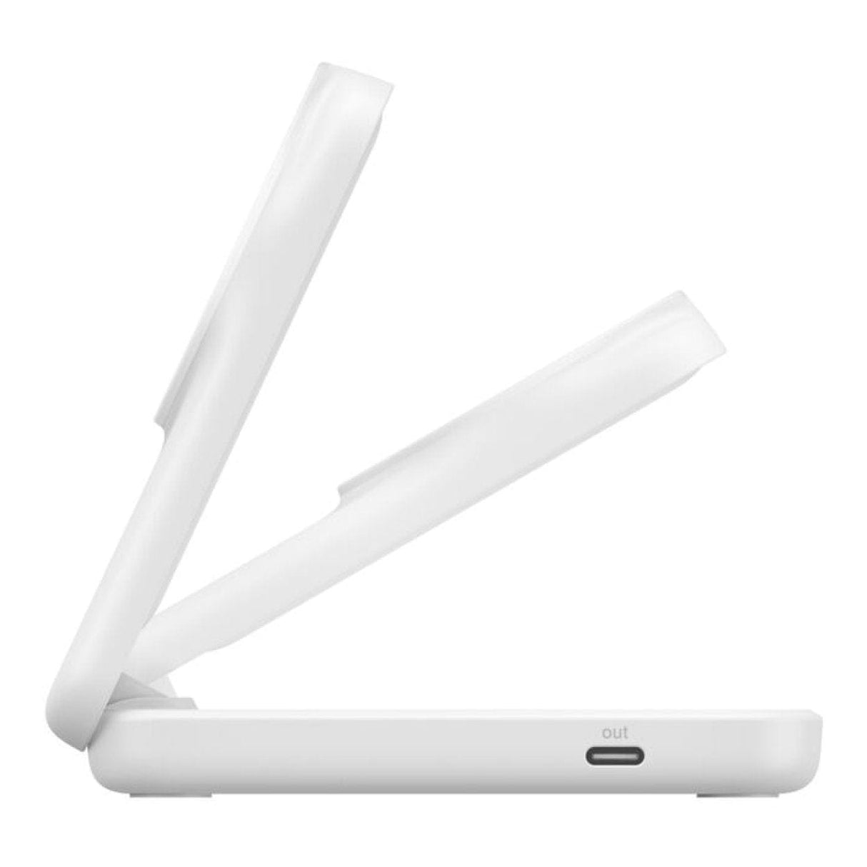 Belkin UltraCharge 25W 2-in-1 Qi2 Square Magnetic Charger White WIZ038KQWH