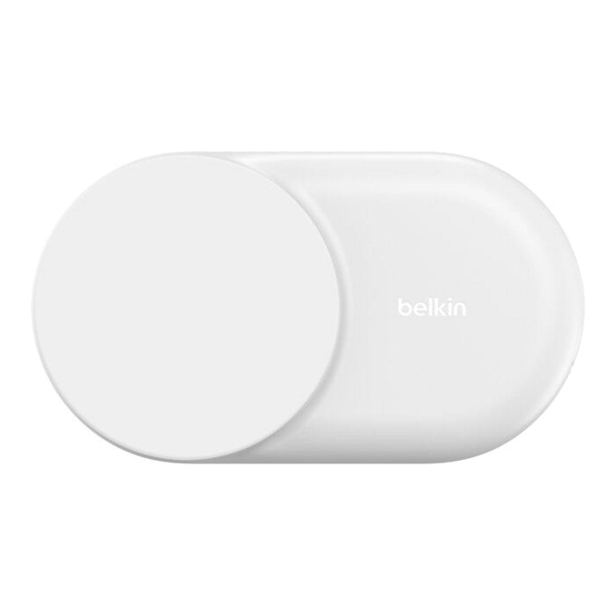 Belkin UltraCharge 25W 2-in-1 Qi2 Round Magnetic Charger White WIZ039KQWH