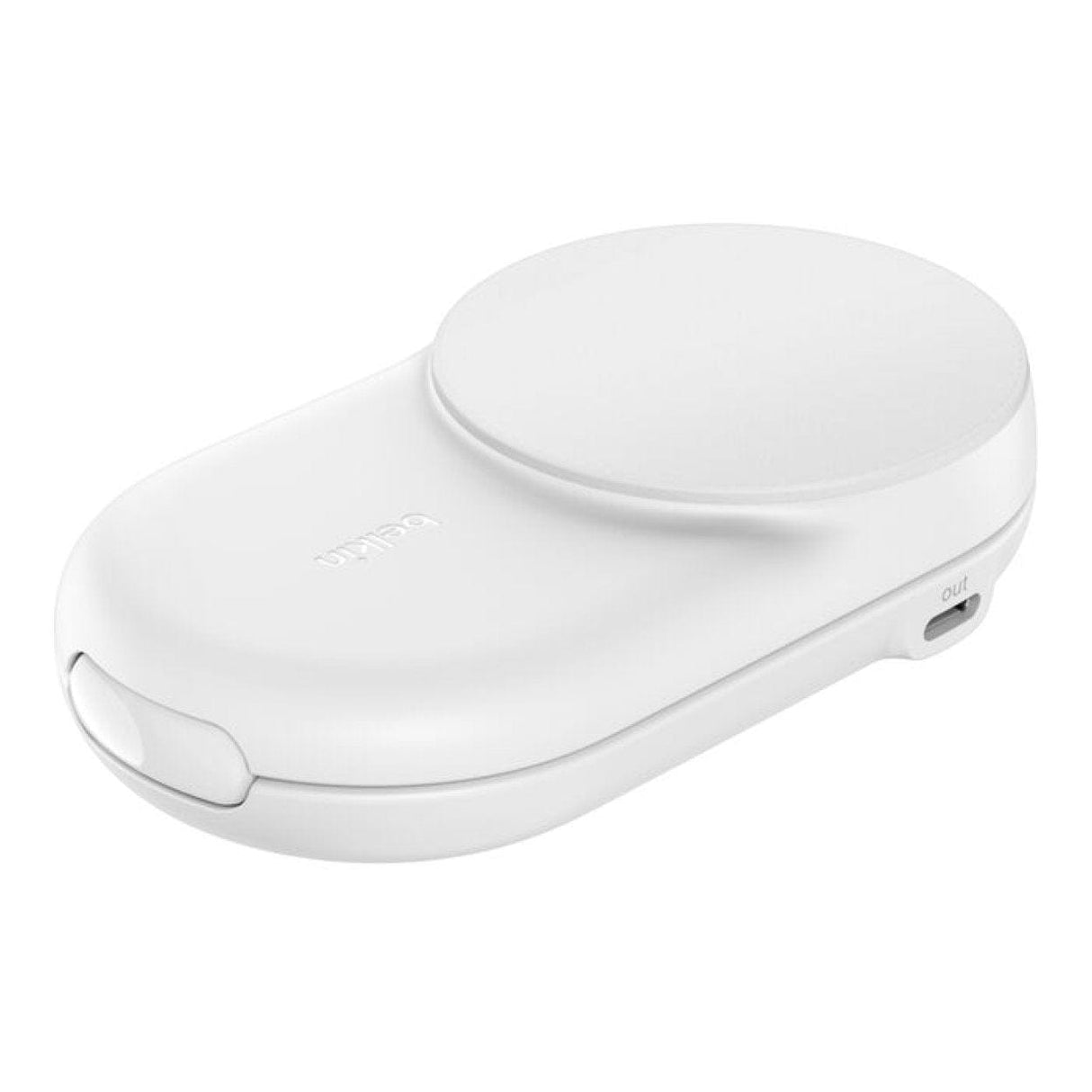 Belkin UltraCharge 25W 2-in-1 Qi2 Round Magnetic Charger White WIZ039KQWH