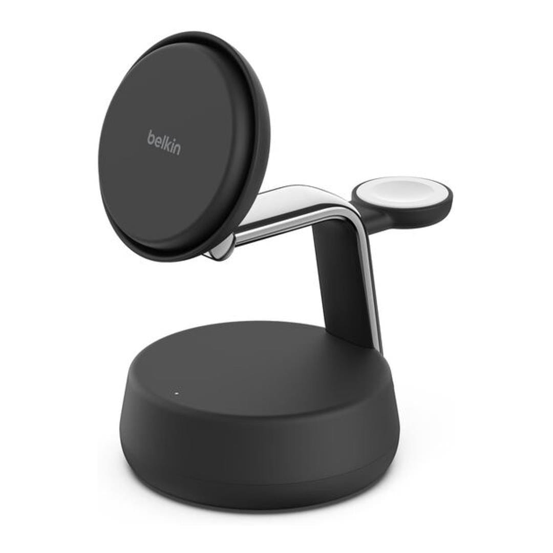 Belkin UltraCharge Pro 25W 3-in-1 Qi2 Magnetic Charger Charcoal WIZ040KQCH