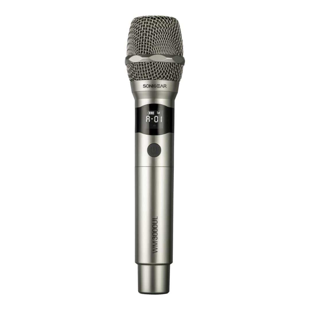 SonicGear WM 3000 UL Professional Wireless Microphone Platinum WM3000ULPLATINUM