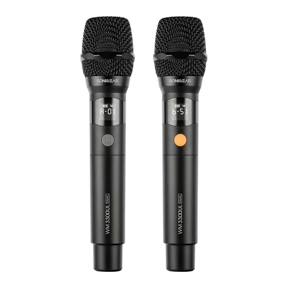 SonicGear WM 3300 UL Dual Professional Wireless Microphone Obsidian WM3300ULDUALOBS