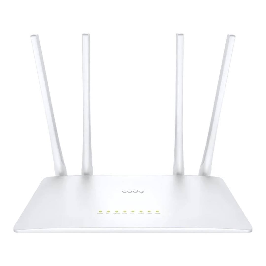 Cudy WR1200E Wireless Router - Dual-band 2.4GHz and 5GHz Gigabit Ethernet White