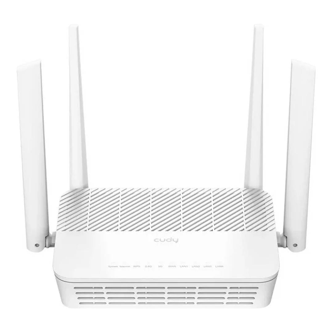 Cudy WR3000S Wi-Fi 6 Mesh Wireless Router - Dual Band 2.4GHz and 5GHz Gigabit - White