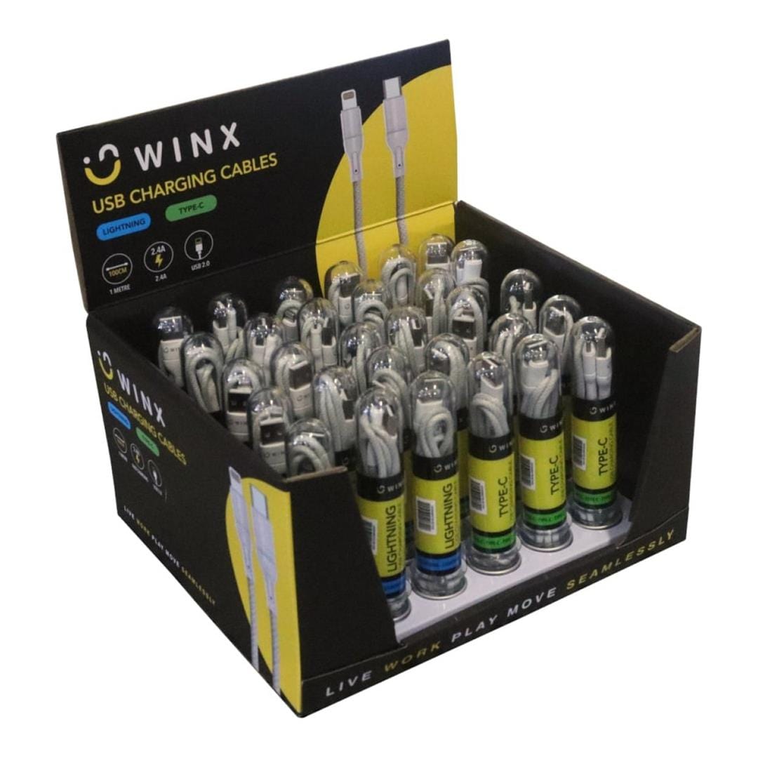 Winx USB Charging Cables 30-pack WX-CB103CLSET