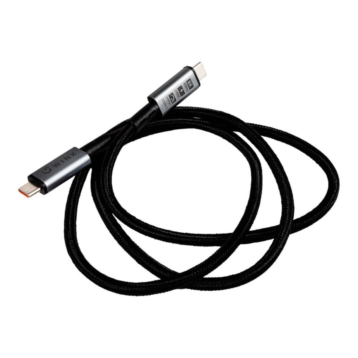 WINX 2m Link Pro 8K USB-C Charging Cable Black WX-CB108