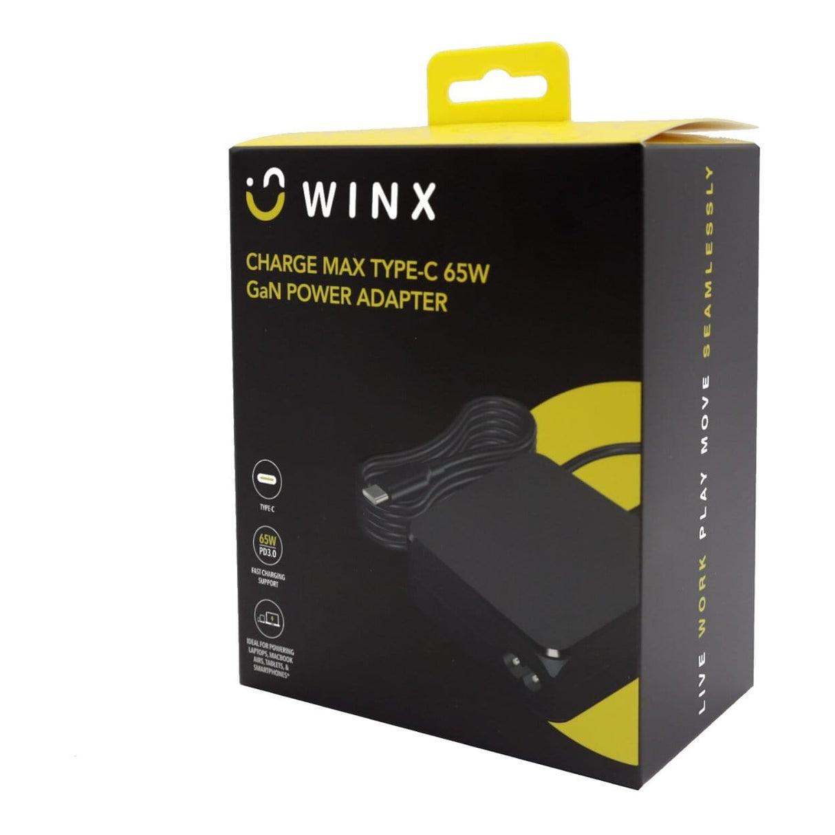 WINX Charge Max 65W Type-C GaN Power Adapter WX-DC103