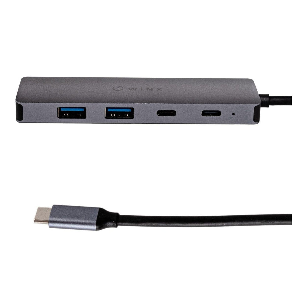 Winx CONNECT Essential 5-in-1 to Type-C Hub Silver WX-HB110