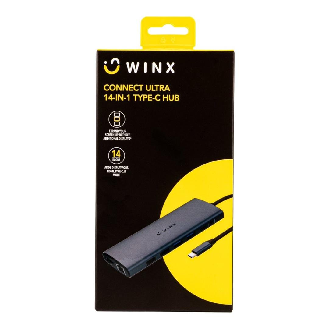 Winx CONNECT Ultra 14-in-1 Type-C Hub Silver WX-HB113