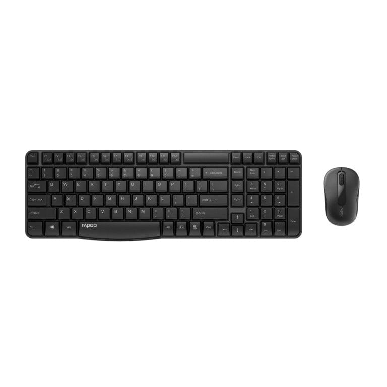 Rapoo X1800S-US-BLACK Wireless Keyboard and Mouse Combo