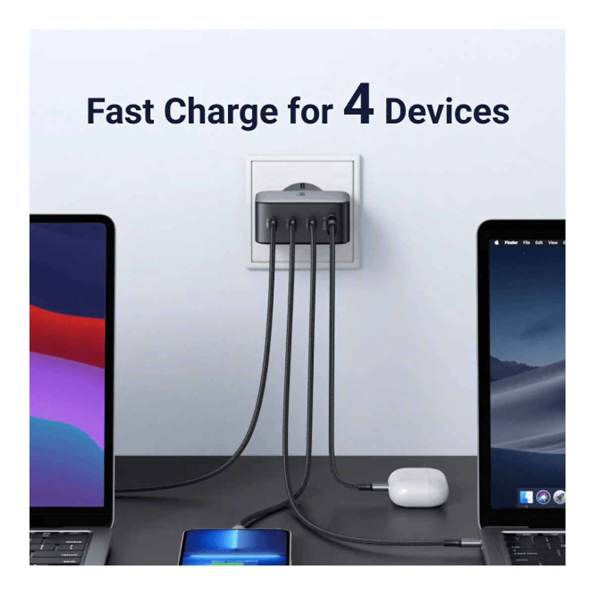 Ugreen GaN X100 4-Port 100W Fast Charger X773-65620B