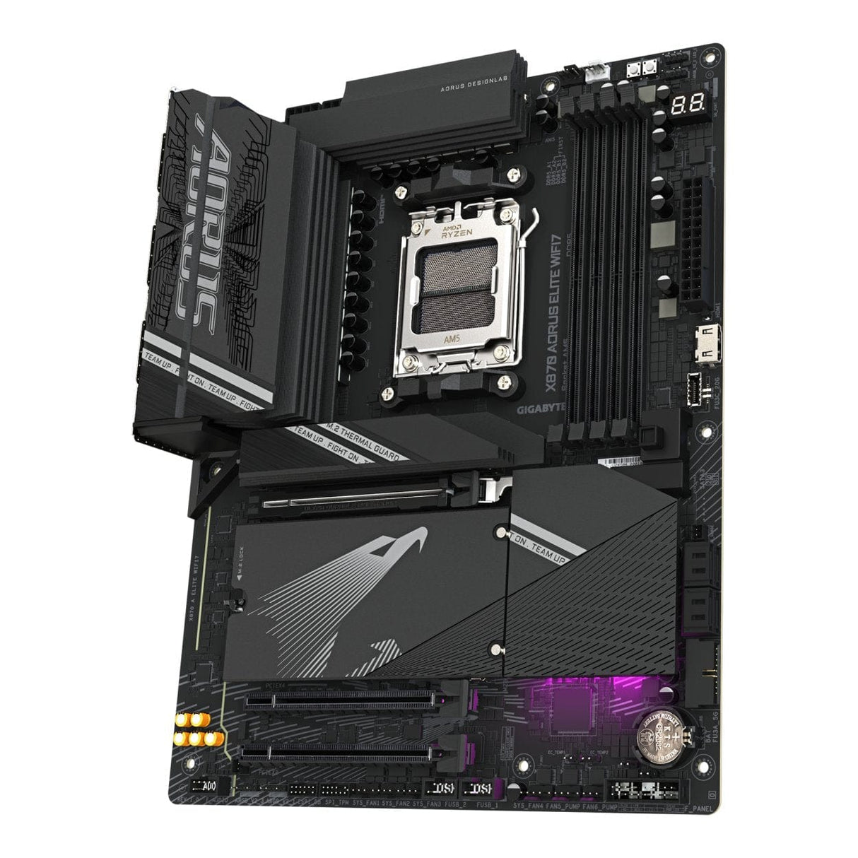 Gigabyte X870 AORUS Elite Wi-Fi 7 AMD Socket AM5 ATX Motherboard