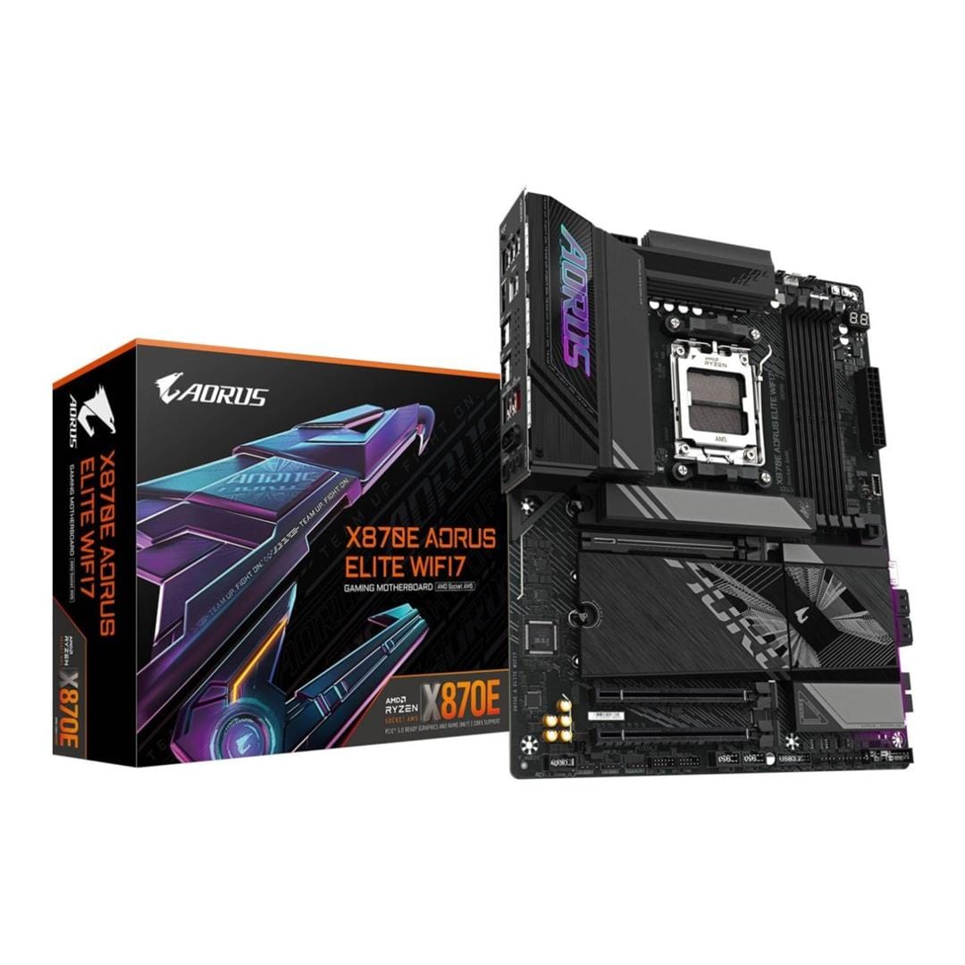 Gigabyte X870E AORUS Elite Wi-Fi 7 AMD Socket AM5 ATX Motherboard