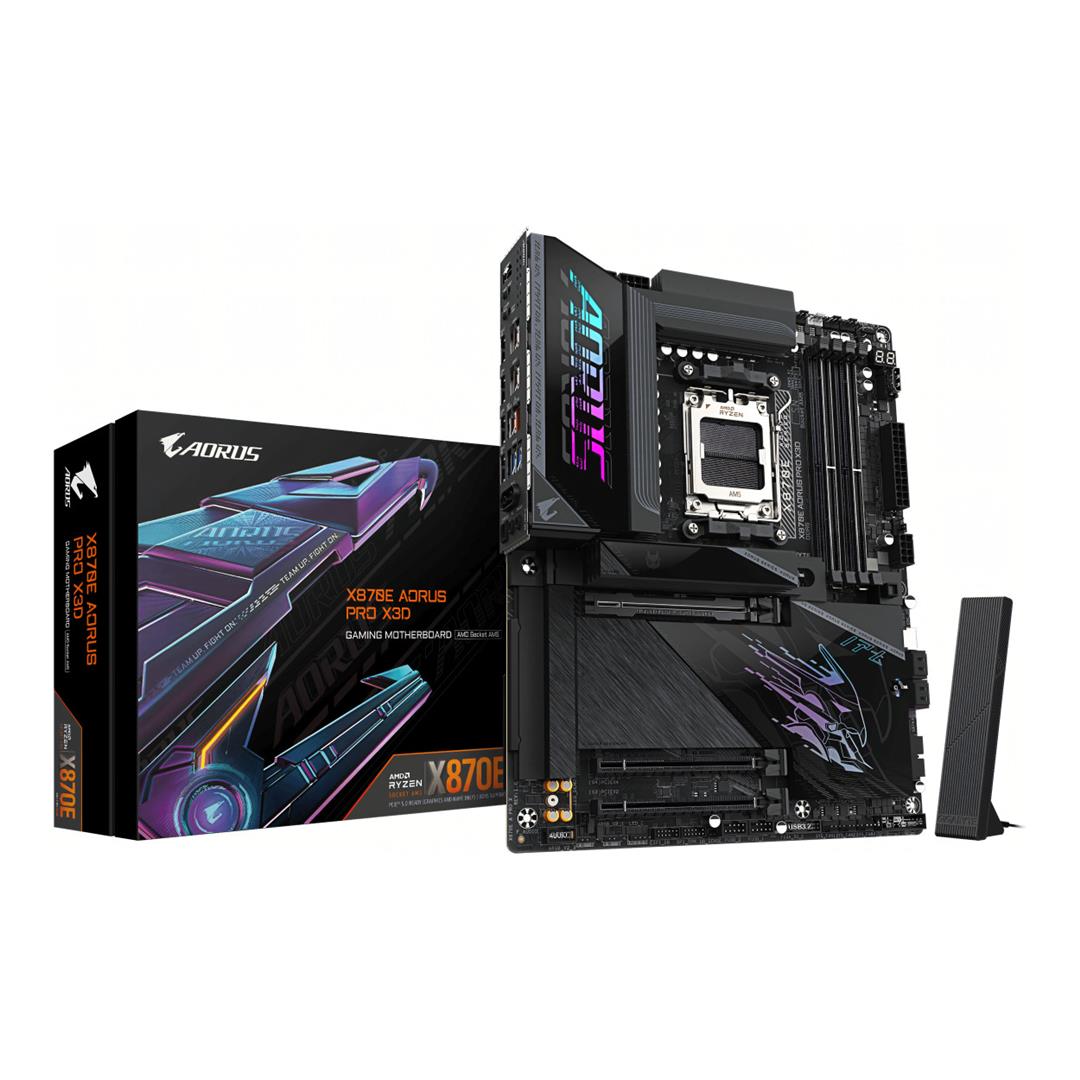 Gigabyte X870E AORUS Pro X3D AMD Socket AM5 ATX Motherboard X870E A PRO X