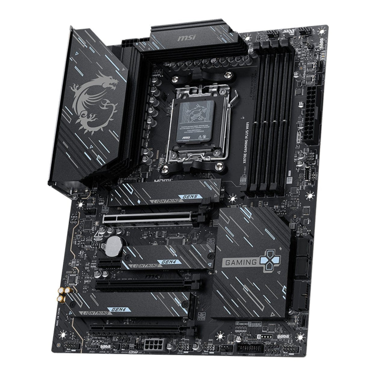 MSI X870E Gaming PLUS Wi-Fi AMD Socket AM5 ATX Motherboard