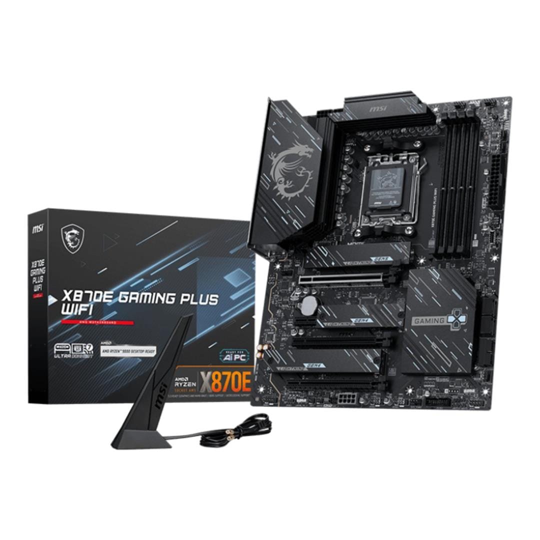 MSI X870E Gaming PLUS Wi-Fi AMD Socket AM5 ATX Motherboard