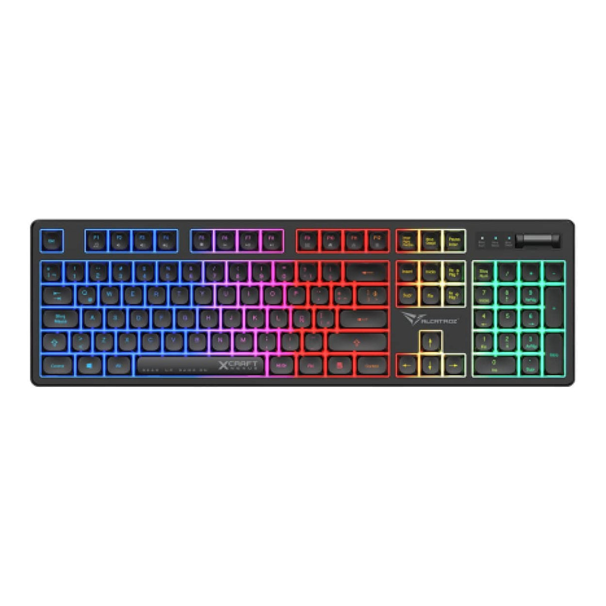 Alcatroz X-Craft Nexus 4-in-1 Wireless Gaming Combo XCRAFTNEXUSBLK