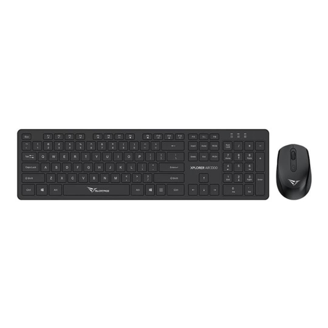 Alcatroz Xplorer Air 3300 Wireless Keyboard and Mouse Combo Black XPLORERAIR3300BLK