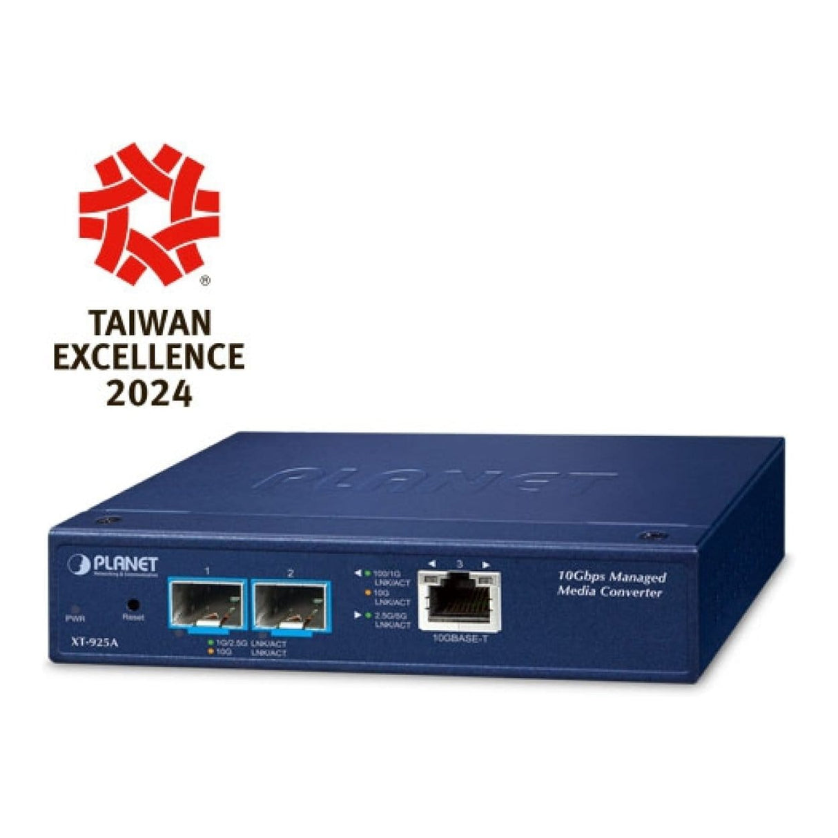 Planet 3-Port 10G Managed Media Converter XT-925A
