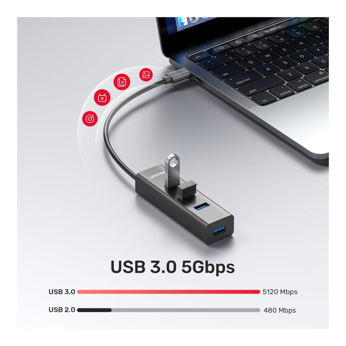 Unitek 4-in-1 Type-C Hub Y-3089Z01