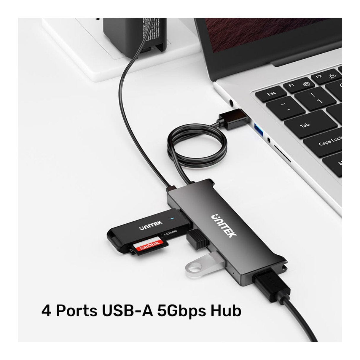 Unitek Y-3145C 4-port USB-A 5Gbps Hub