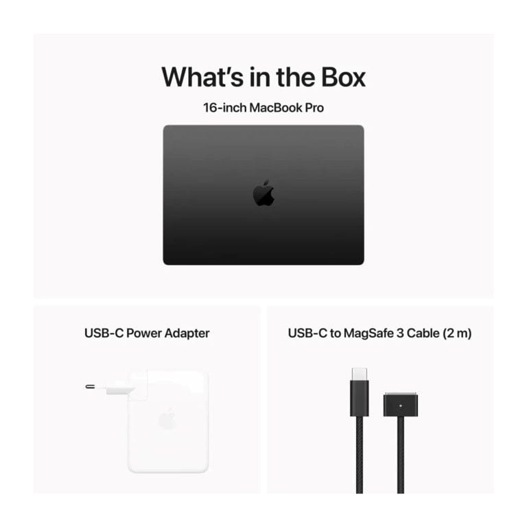 Apple MacBook Pro 16.2-inch Retina XDR Laptop - Apple M3 Pro 512GB SSD 36GB RAM macOS - Space Black