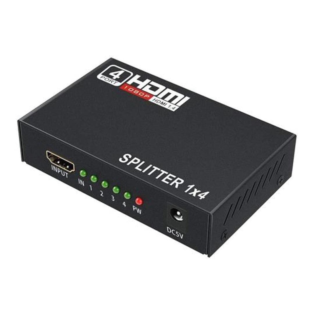UniQue 4-port 1080p HDMI Splitter ZA-4PHDMIS
