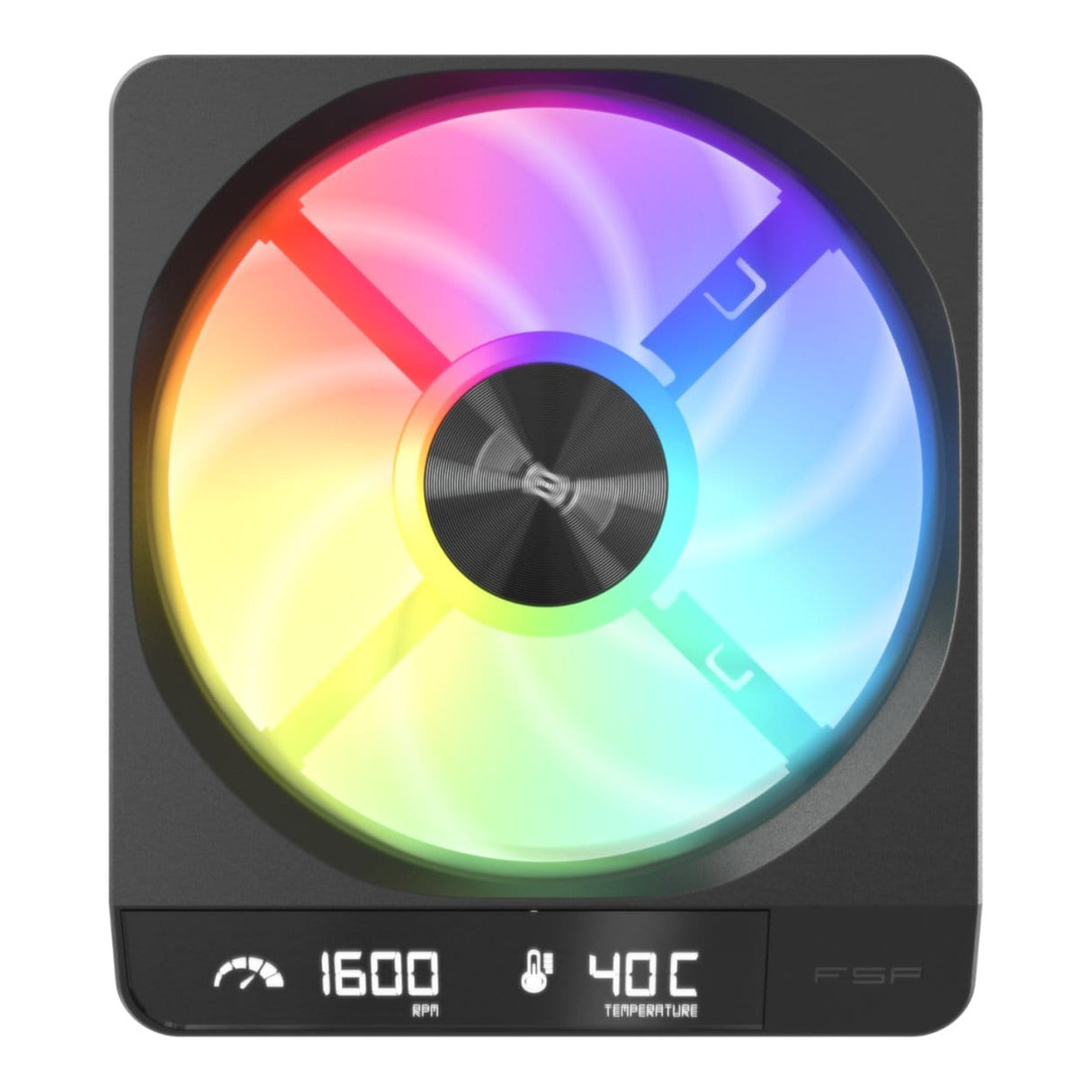 FSP ZENFAN-BA 120mm ARGB PWM Smart Fan Black