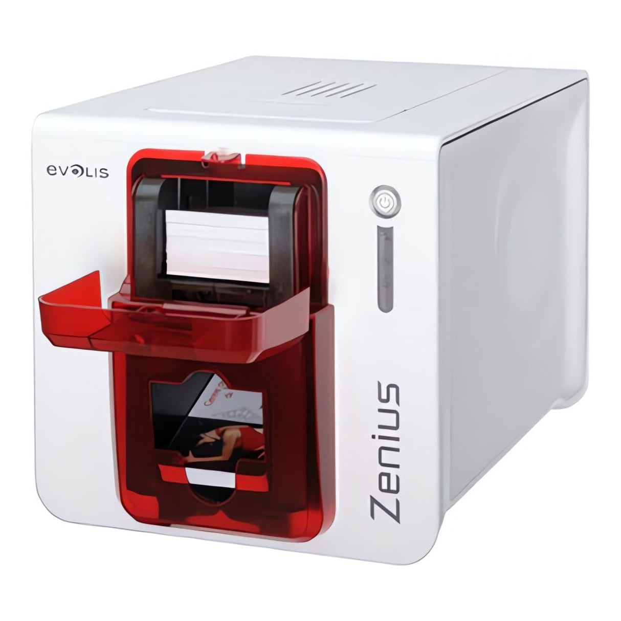 Evolis Zenius Single-Sided USB ID Card Printer GO Bundle