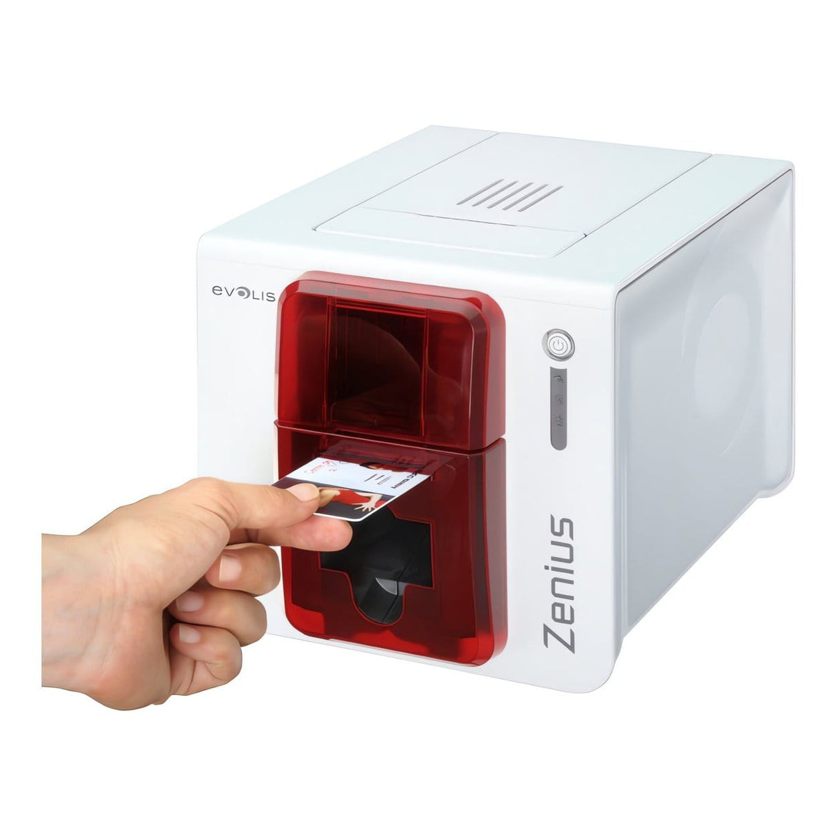 Evolis Zenius Single-Sided USB ID Card Printer GO Bundle