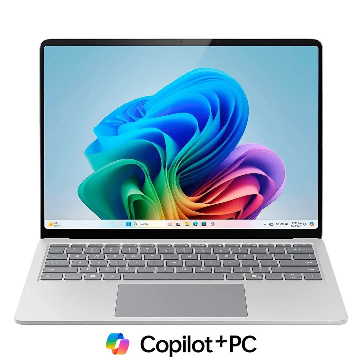 Microsoft Surface 7 13.8-Inch PixelSense AI Laptop - Snapdragon X Plus 256GB SSD 16GB RAM Win 11 Pro Platinum