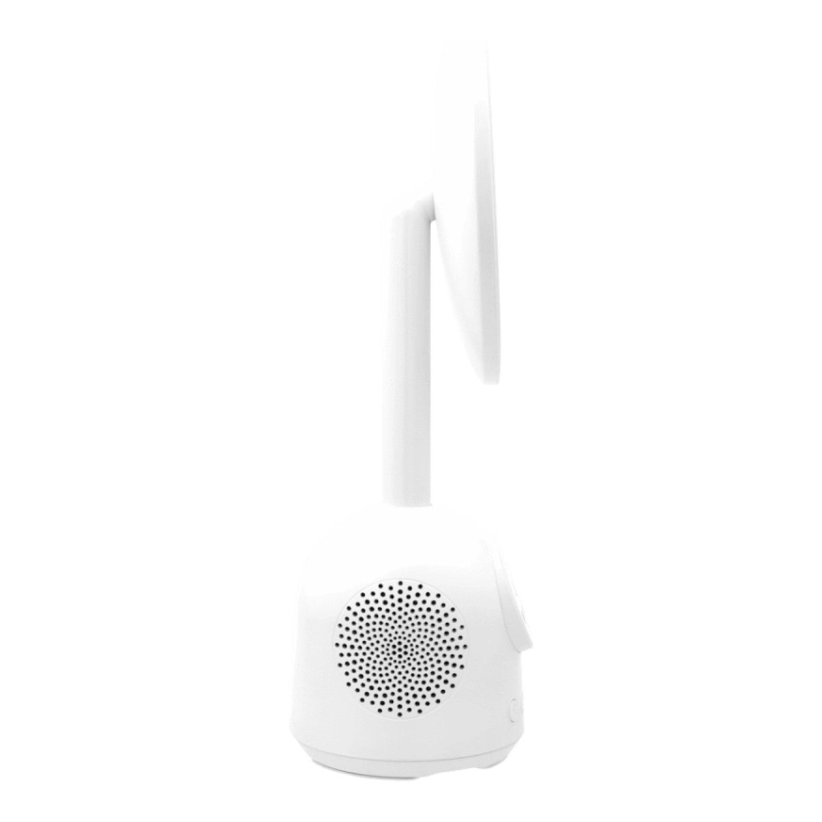 ZEN Unify Series 15W Wireless Phone Charger with Bluetooth Speaker Clock and Mirror White ZN-8405-WT