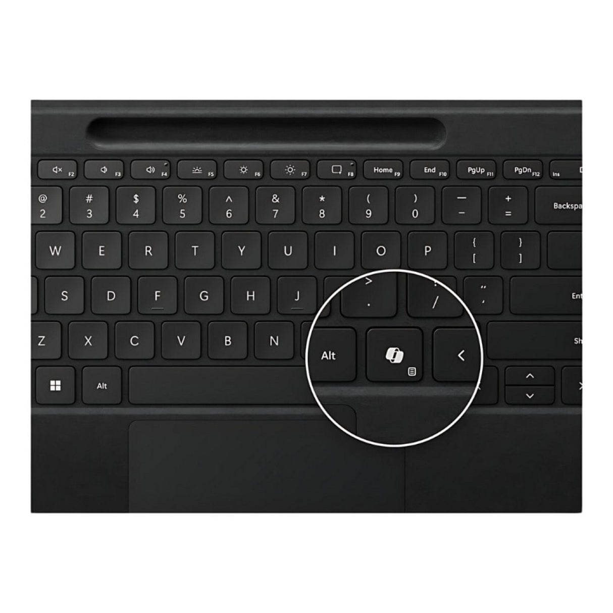 Microsoft Surface Pro Flex Wireless Type Cover Keyboard Black ZRA-00014