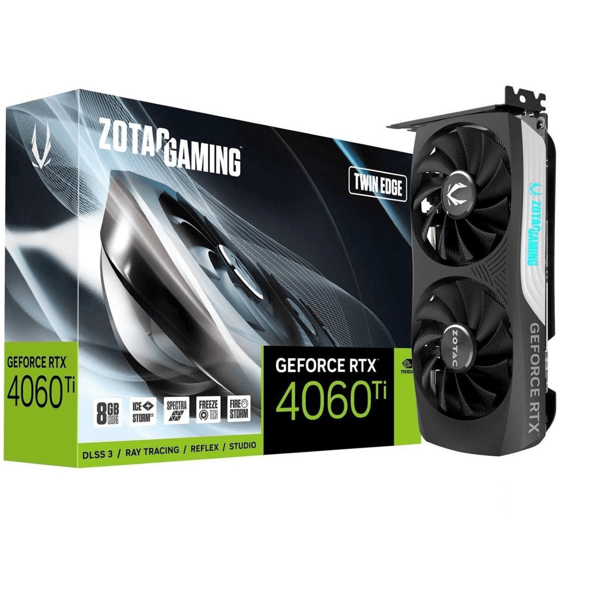 Zotac Nvidia GeForce RTX 4060 Ti Dual 8GB GDDR6 Graphics Card ZT