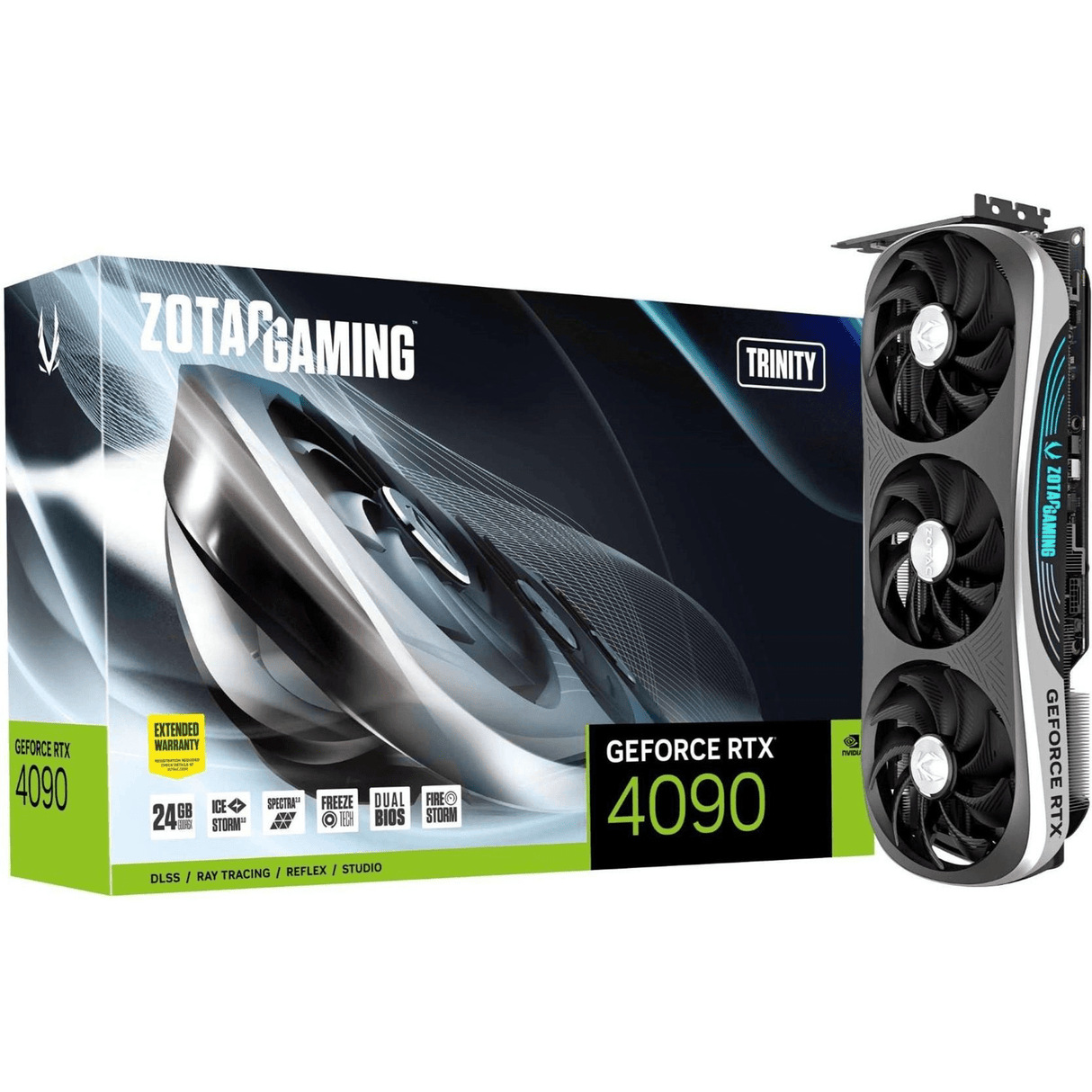 Zotac Nvidia GeForce RTX 4090 Trinity 24GB GDDR6X Graphics Card ZT-D40900D-10P