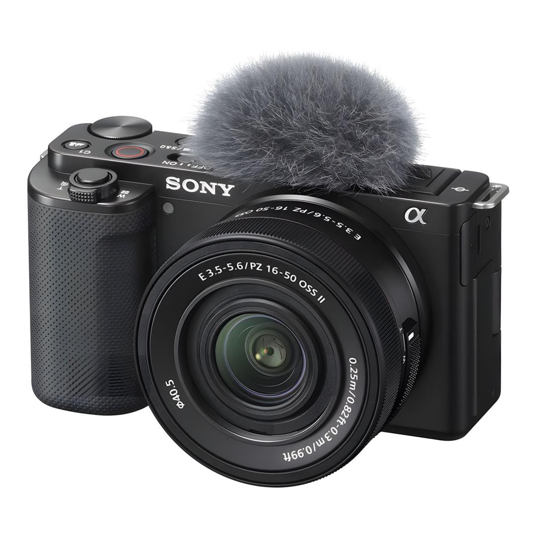 Sony ZV-E10 Mirrorless Camera with 16-50mm f/3.5-5.6 II Lens ZV-E10KB