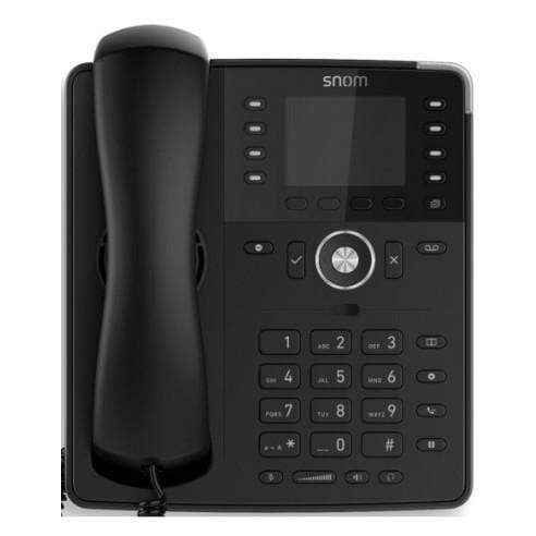 Snom D735 IP Phone Black TFT 12-line Desktop SIP - No PSU Hi-Res 2.7 Colour Display USB 4389