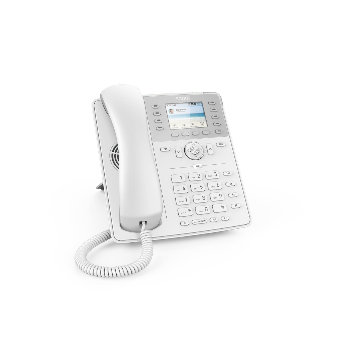 Snom D735 IP Phone White TFT 12-line Desktop SIP - No PSU Hi-Res 2.7 Colour Display USB 4396
