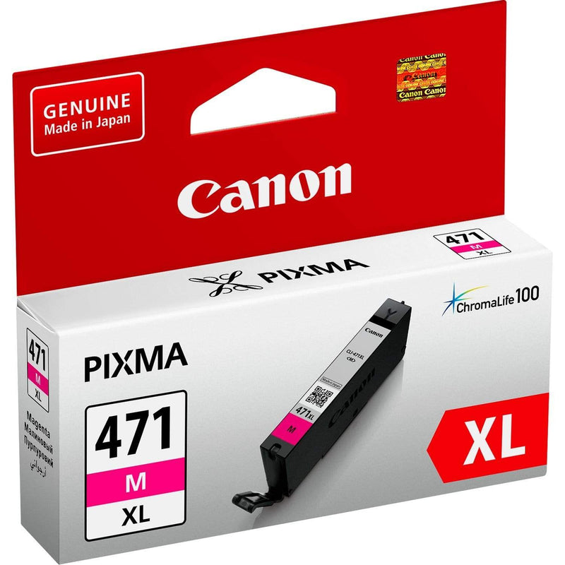 Canon CLI-471XL Magenta High Yield Printer Ink Cartridge Original 0348C001 Single-pack