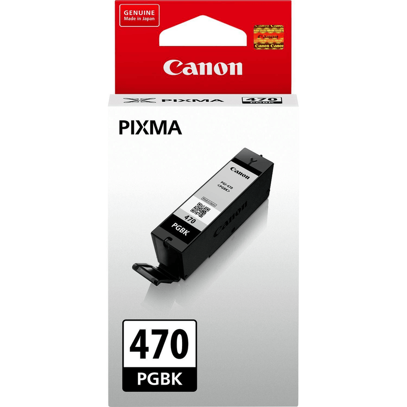 Canon PGI-470PGBK Black Printer Ink Cartridge Original 0375C001 Single-pack