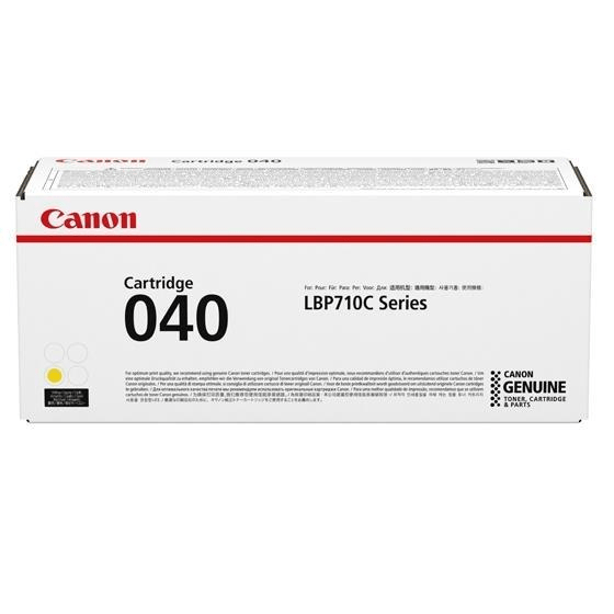 Canon 040 Yellow Toner Cartridge 5,400 pages Original 0454C001 Single-pack