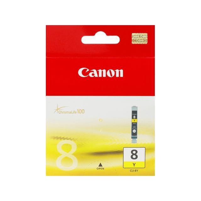 Canon CLI-8Y Yellow Printer Ink Cartridge Original 0623B001 Single-pack