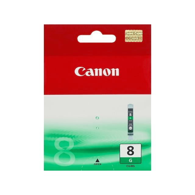 Canon CLI-8G Green Printer Ink Tank Cartridge Original 0627B001 Single-pack