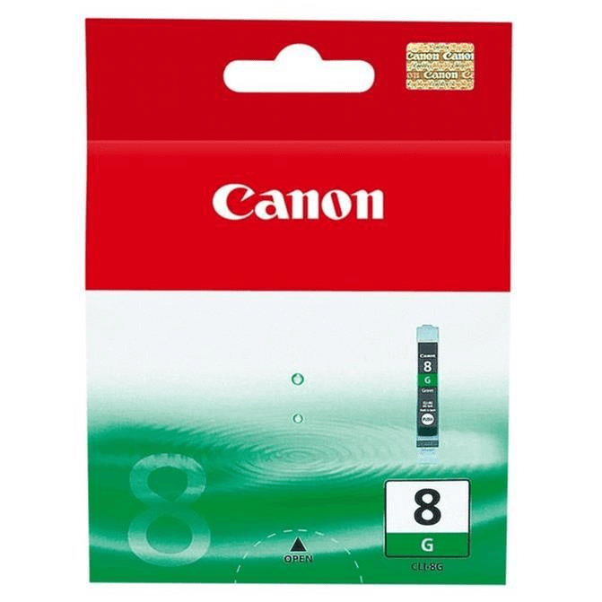 Canon CLI-8 Green Printer Ink Cartridge Original 0627B024 Single-pack