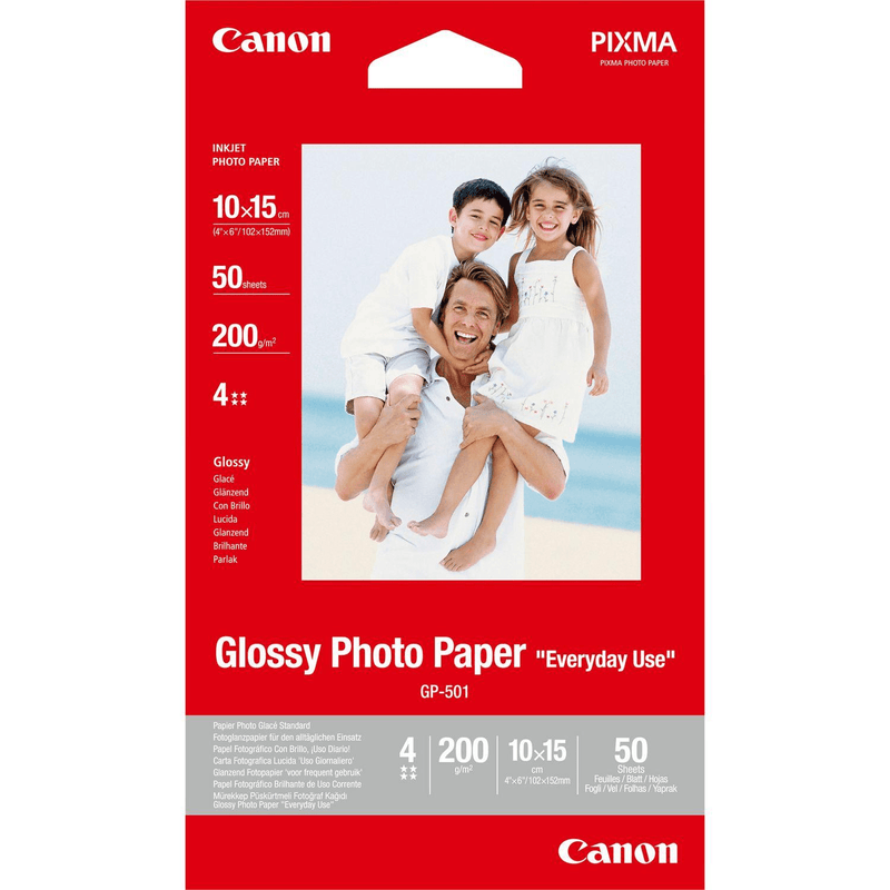 Canon GP-501 Gloss Photo Paper - 50 Sheets 0775B081