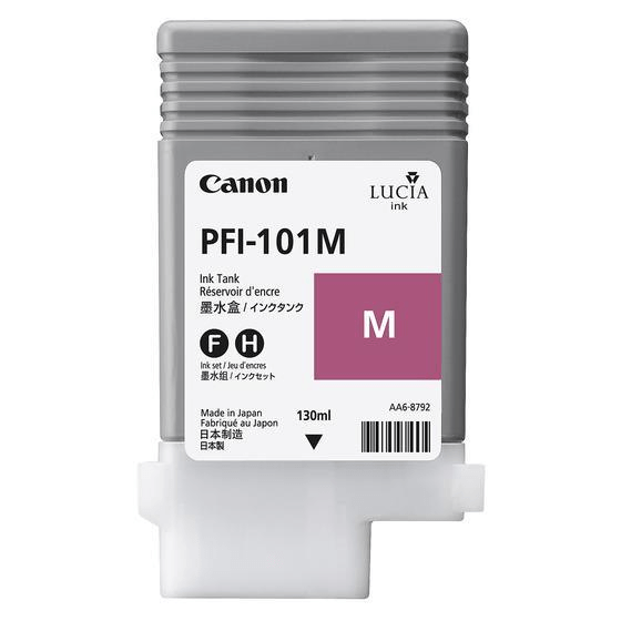 Canon PFI-101M Magenta Printer Ink Cartridge Original 0885B001 Single-pack