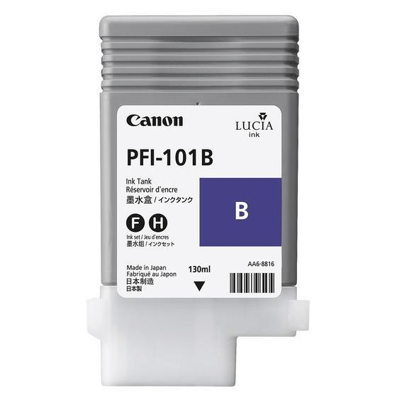 Canon PFI-101B Blue Printer Ink Cartridge Original 0891B001 Single-pack